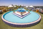 Swimming pool on Sonesta St. George Nile Cruise – unwind in style while cruising the Nile under blue skies